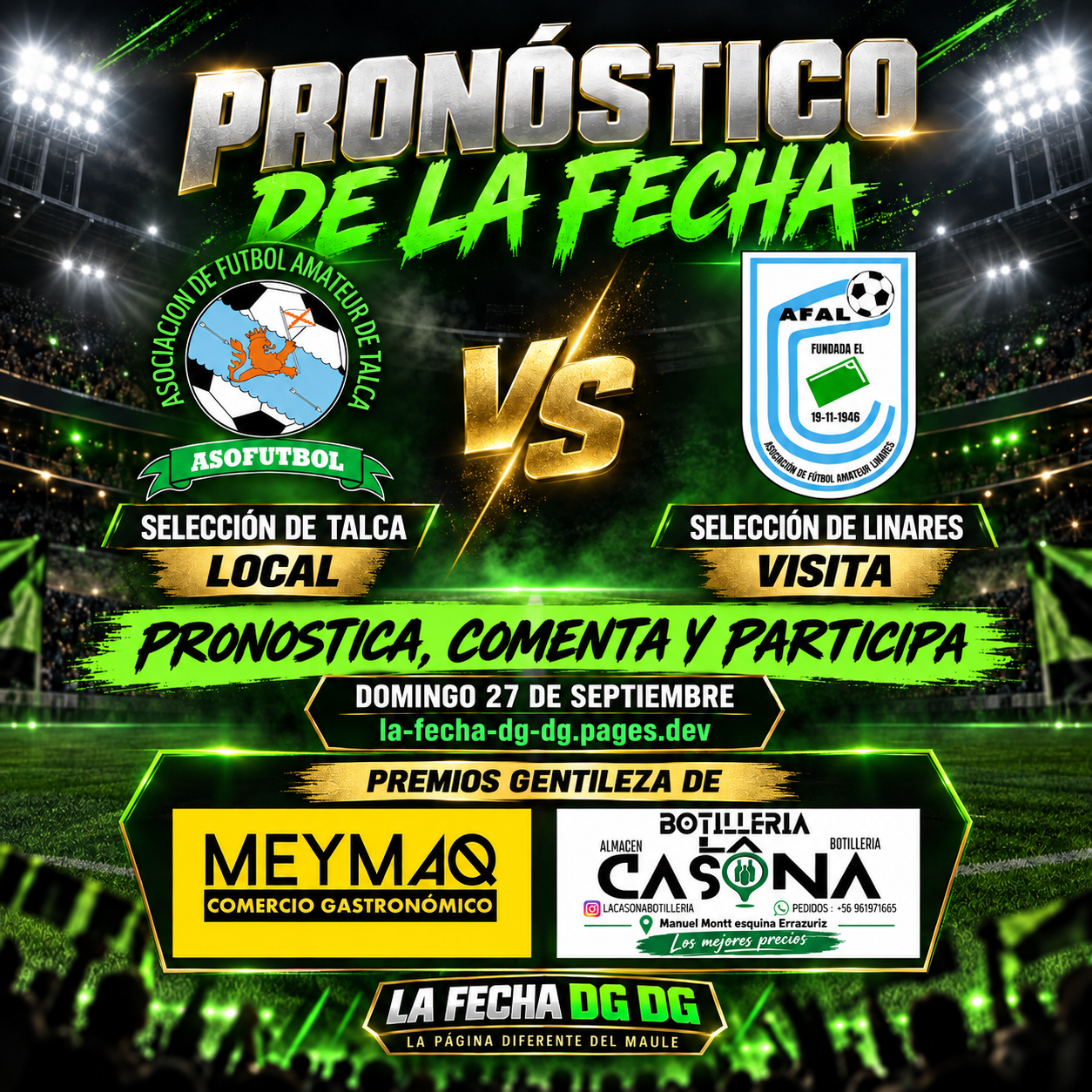 Pronóstico Selección de Talca versus Selección de Linares